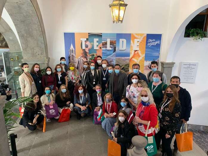 Este martes recorrieron el casco de la ciudad en una visita guiada / TA